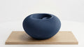 Bloempot "wervel" - Army Blue - medium